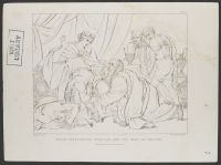 Priam Petitioning Achilles for the Body of Hector.