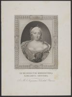 Empress Elisabeth Pétrovna (S. M. l'Impératrice Elisabeth  Pétrowna)