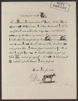 Dundas' Answer to Hieroglyphic Letter from the Devil