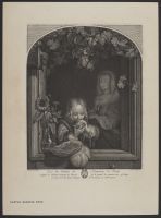 A boy blowing bubbles
