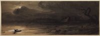 Flood at night