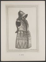 A suit of black morion armour