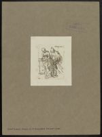 Sketch of a man, woman and child