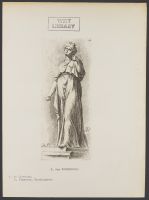 Standing female figure Plate 86 from Signorum veterum icones, 100 plates plus  title-page, of etchings after classical sculpture, dedicated to  Johannes Wtenbogaard and Constantijn Huygens