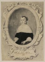 Half-length portrait of Elisabeth, daughter of Theodore Bas, in an oval cartouche