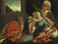 Holy Family with Saints Anne and Joachim