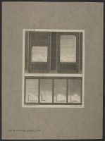 Plate 47: Two diagrams illustrating inquiry into difference between a large landscape with small figures, and a small one with large, with respect to the air, the day being supposed clear