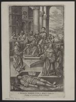 S Antonius patrem suum a morte liberat (Miracle of St Anthony of Padua, saving his father from death)