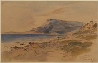 View of the coast at Mentone
