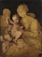 The Holy Family with Saint John the Baptist