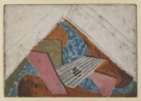 Design for painted harpsichord lid (recto)