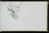 Page of a sketchbook - blank page (recto)