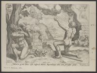 Cain and Abel offering their sacrifices