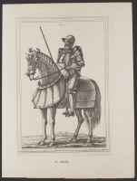 King Edward III represented as an armed knight