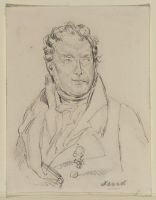 Portrait of the artist Jacques-Louis David (recto)