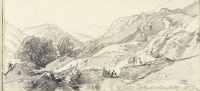 View over valley - Dolwyddelan, Wales