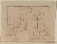 Design for a wall monument in relief sculpture for Captain Ralph Willett Miller in St Paul's Cathedral
