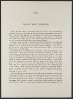 Paris. Palais Des Thermes.