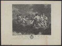 The Olympian Gods in the clouds