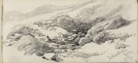 Rocks on hillside - Dolwyddelan, Wales