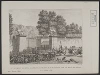 Le régiment de Royal-Allemand, entrant aux Tuileries...