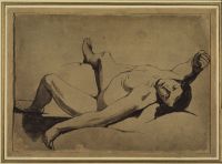 Recumbent male nude