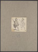 Officer holding his sword horizontally (L'officier tenant son  épée horizontale)