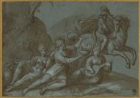 Group of five women and a warrior