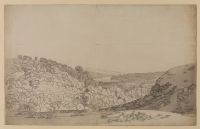 Valley of the Teign looking over Newton Abbott (formerly 'Extensive landscape with a wooded valley')