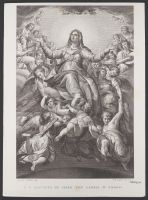 B V Assunta In Cielo Con Gloria D'Angeli [The Virgin Mary assumption into heaven crowded with angels]