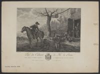 Landscape with figures and horses