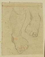 Male feet - study for 'The Coast of Britain' (mounted with  D.1962.GC.326)
