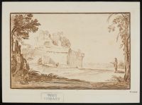 Landscape with ruin of a castle