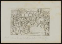 Brutus condemns his sons Tiberius and Titus to death for conspiracy