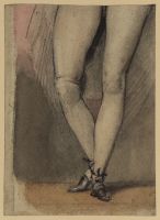 Legs of a standing female figure