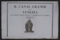 Il Canal Grande di Venezia Descritto da Antonio Quadri - cover  to folder 14