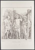 Jesus between two Saints