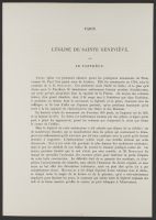 Paris. L'Église de Sainte Geneviève, ou Le Panthéon.