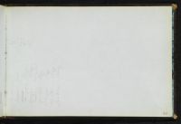 Page of a sketchbook - manuscript notes (recto)
