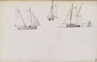 Page of a sketchbook - blank page (recto)