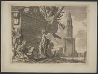 Frontispiece to Vues et ruines de la Tour de St Nicolas à Bruxelles