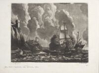 Seascape with a battle