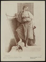 Standing female figure, allegory of Fortitude (?)