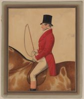 Portrait of Henry, 2nd Duke of Cleveland, seated on his horse