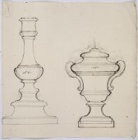 Design of a chandelier and an ornamental vase