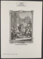 Jonah preaching penitence to the people of Nineveh