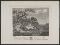Landscape with a horseman and beggars