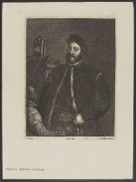 Portrait of a man with a servant boy