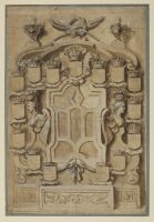 Armorial design for the ‘Genealogie de la très-illustre, très-ancienne et autrefois souveraine maison de La Tour’