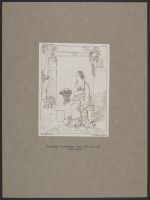 Dibutade visiting the portrait of her lover